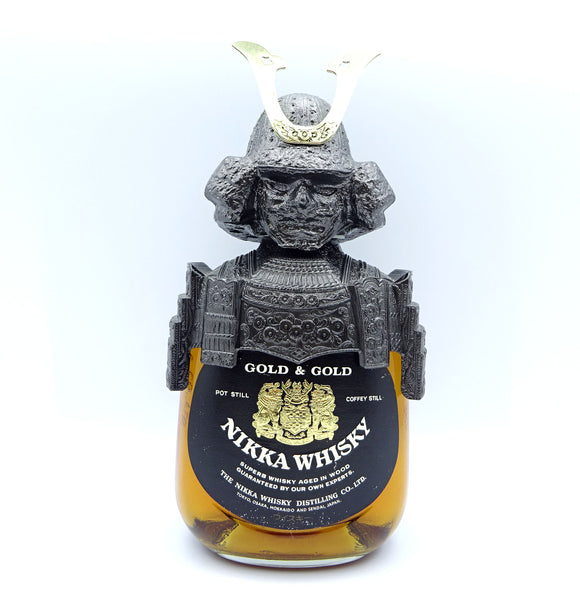 Nikka Gold & Gold with Samurai Ornament G&G NGK-01-Whisky-Cool Rare Japan