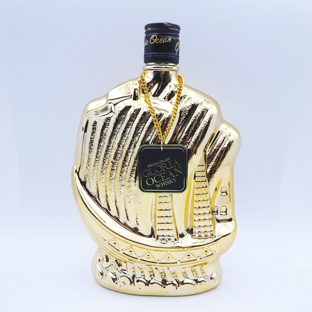 Karuizawa Gloria Ocean Whisky Gold Ship Bottle 1980s Vintage Japanese Whisky