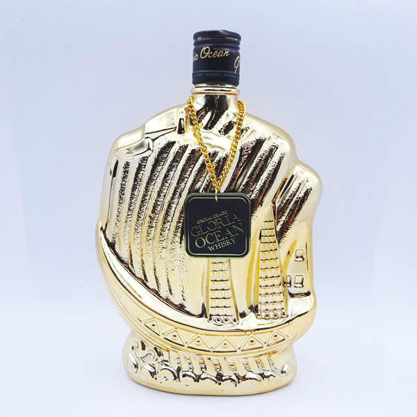 Karuizawa Gloria Ocean Whisky Gold Ship Bottle 1980s-Whisky-Cool Rare Japan