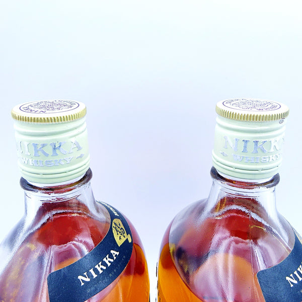 Vintage Nikka Gold & Gold G&G Gift Set Box GN-40 with 2 x Glasses-Whisky-Cool Rare Japan