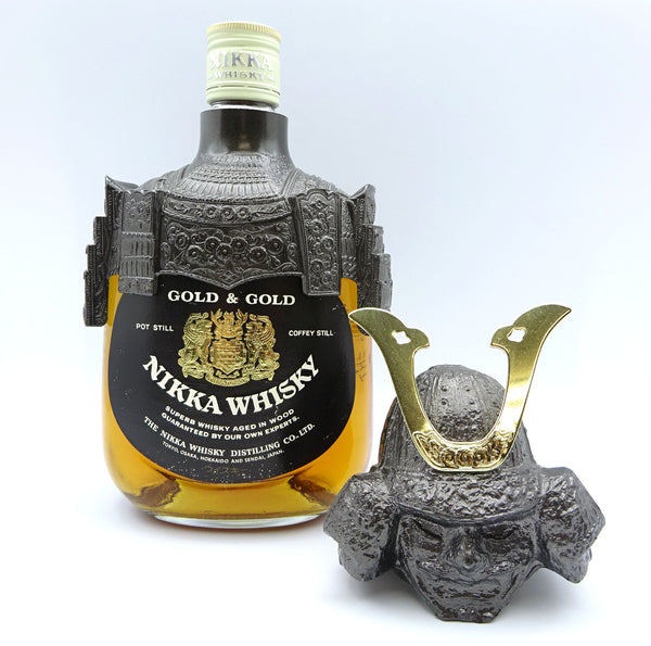 Nikka Gold & Gold with Samurai Ornament G&G NGK-01-Whisky-Cool Rare Japan